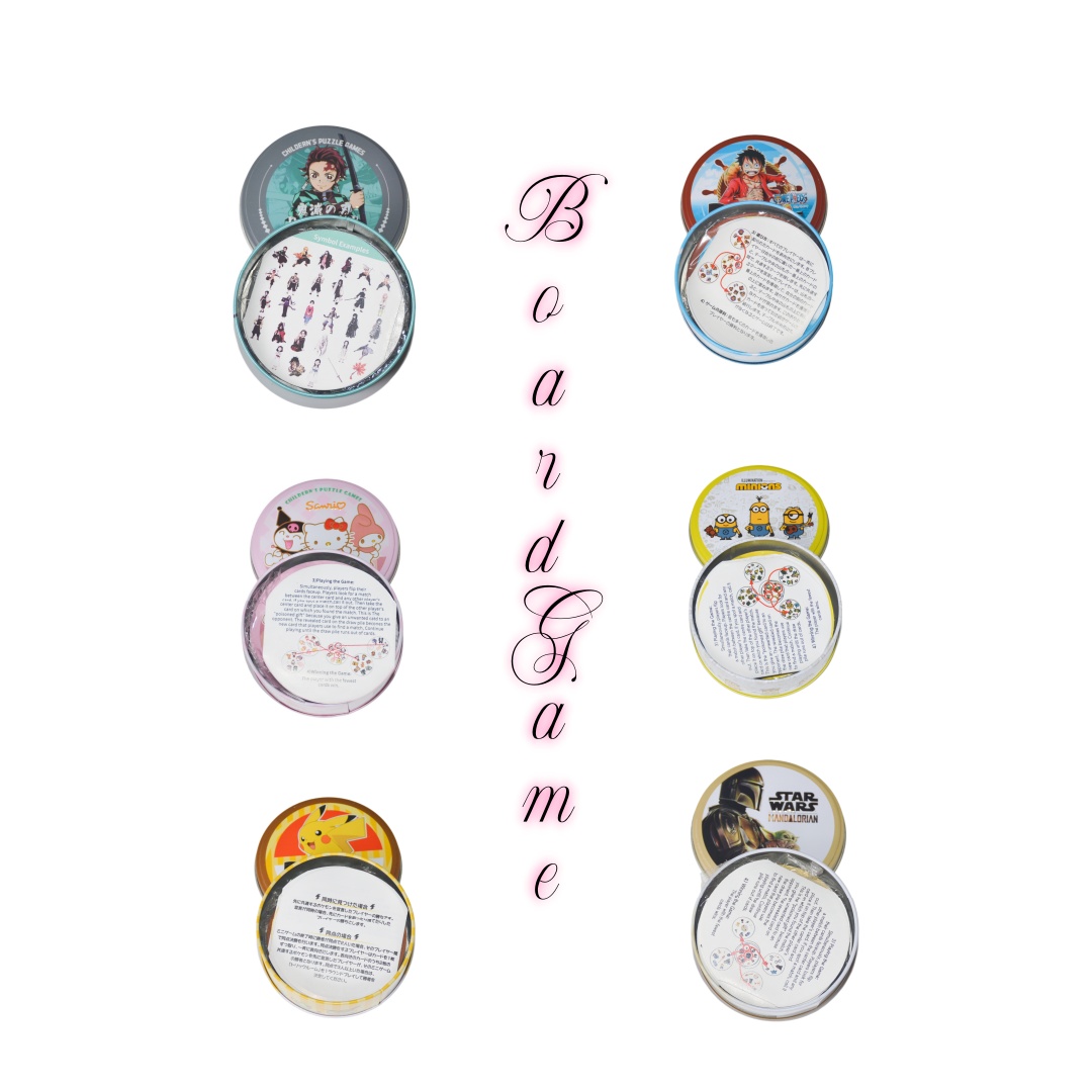 Board Game Family - Classic Matching Board Game, Portable Card