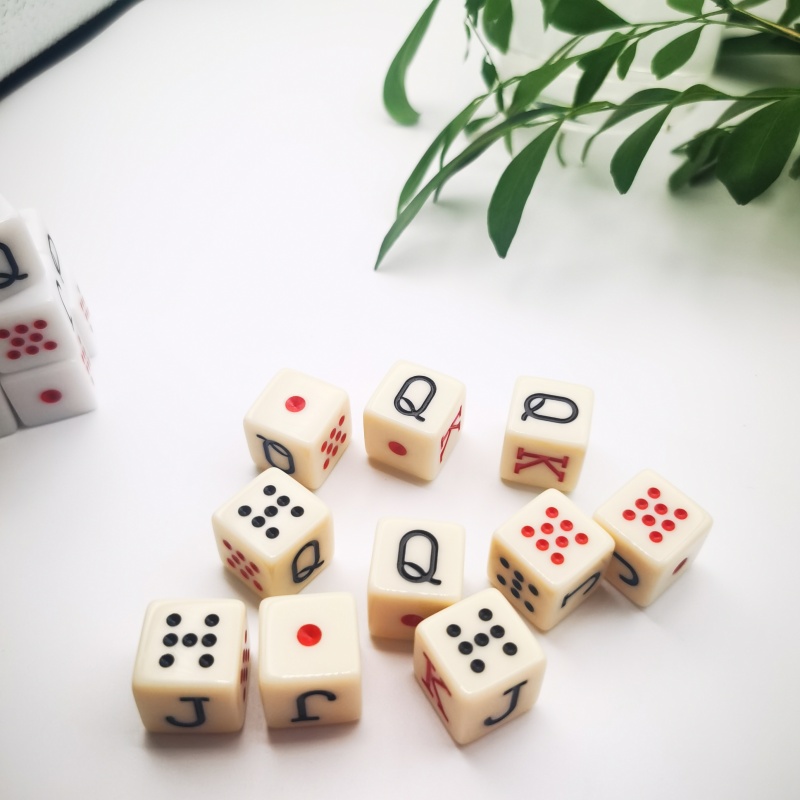 10Pcs/set 16mm Poker Dice Game - Board Game Ludo review and price